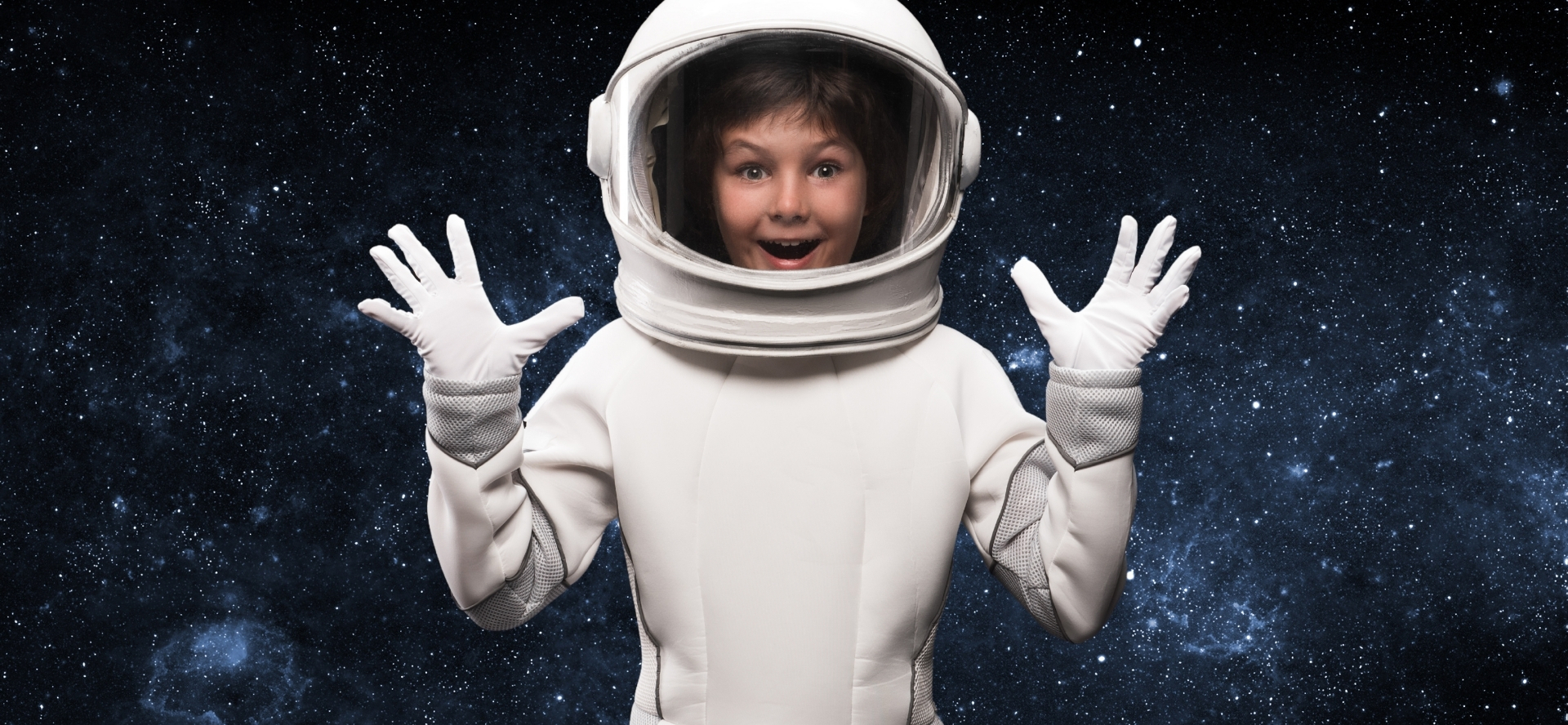 Kind Astronaut Sterrenhemel 1920 X 1080