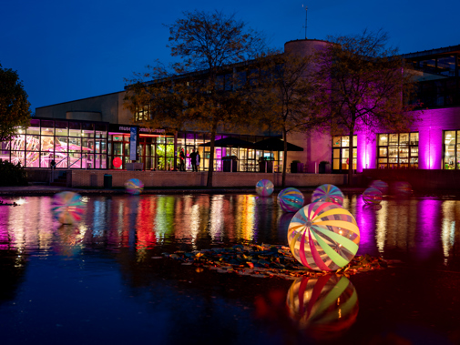 Gebouw tijdens Museumnacht