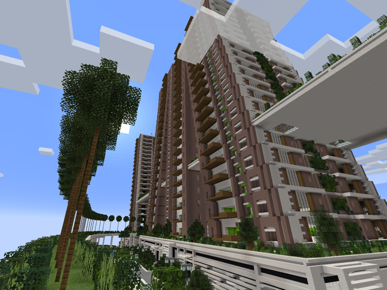 Stad van de toekomst in Minecraft (2)