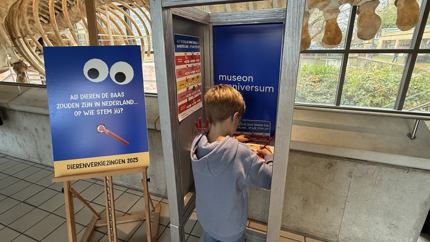 Kind in stemhokje (2)