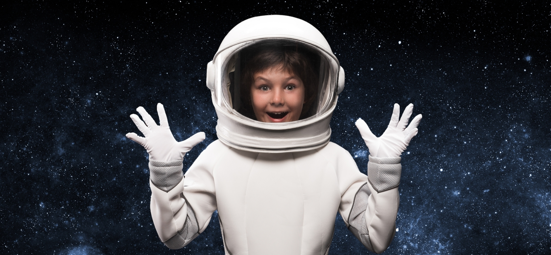 Kind Astronaut Sterrenhemel 1920 X 1080