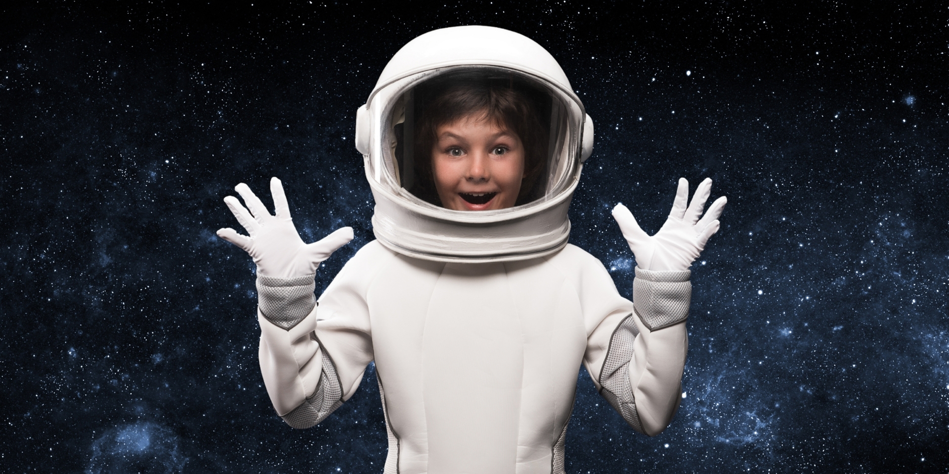 Kind Astronaut Sterrenhemel 1920 X 1080