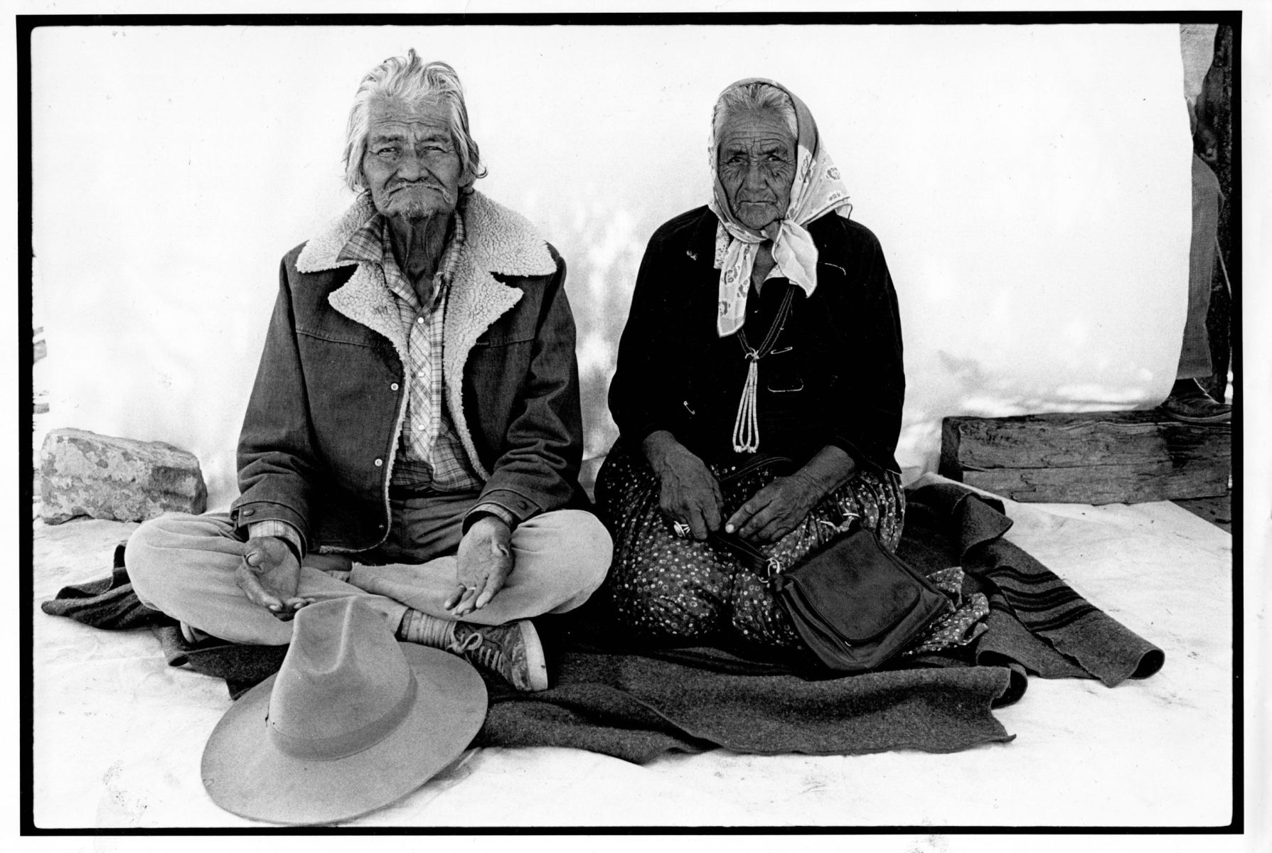Navajo paar, fotograaf John Running